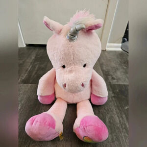 Animal‎ Adventure Pink Unicorn Pink Mane  Plush Stuffed Animal Toy